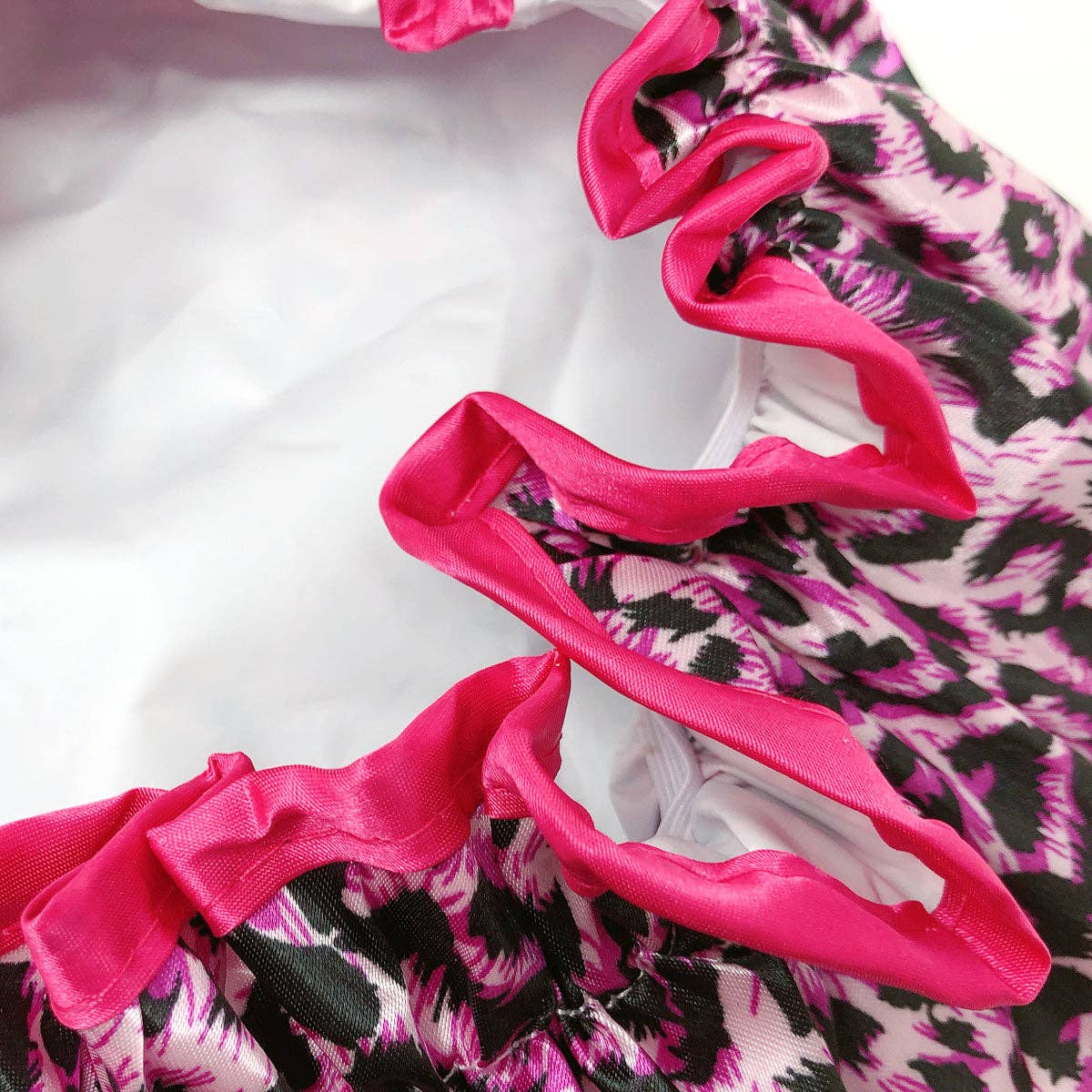 Double Layer waterproof shower cap with Peva lining