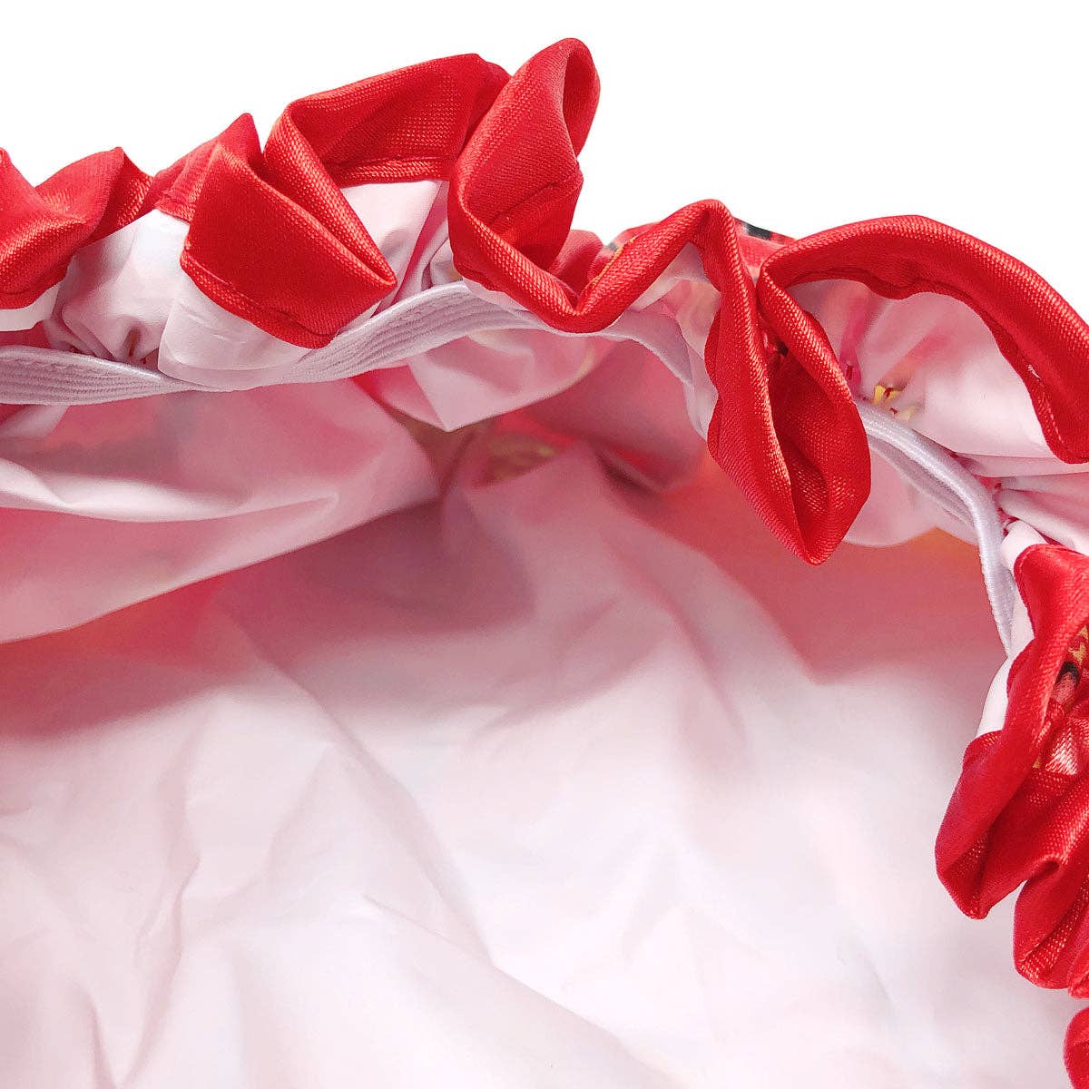 Double Layer waterproof shower cap with Peva lining